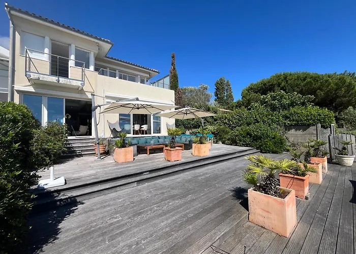 Villa Front Bassin, Acces Privee, Piscine *