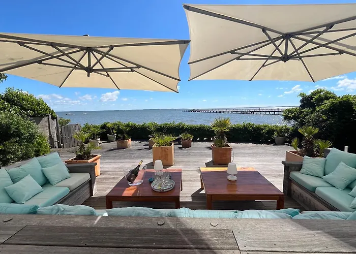 Villa Front Bassin, Acces Privee, Piscine Andernos-les-Bains