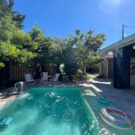 Front Bassin, Accès Privée, Piscine Andernos-les-Bains